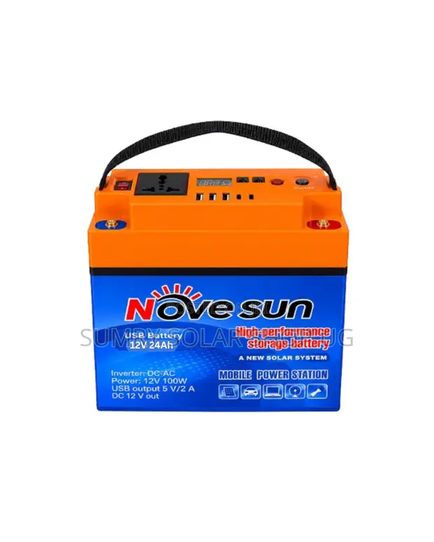 24Ah 12V Portable Power Station with Inverter - 1