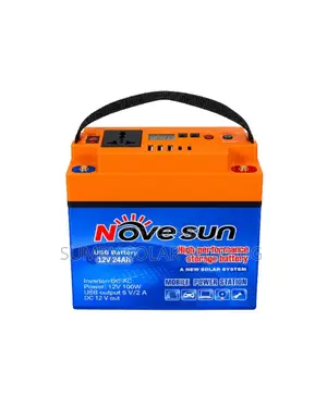 24Ah 12V Portable Power Station with Inverter
