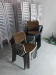 Modern Plastic Dining Chairs (Set of 4) - 1