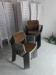 Modern Plastic Dining Chairs (Set of 4) - 2