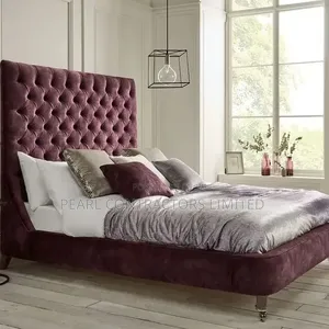 Buttoned Upholstered Bed Frame - Any Size/Colour