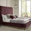 Buttoned Upholstered Bed Frame - Any Size/Colour - 2