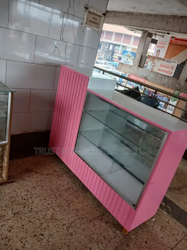 5 Ft Pink Display Counter - Brand New - 1