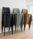 Terracotta Plastic Chairs (Brand New) - 1
