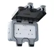 TRONIC Metal Clad Single Switched Socket - 13A - 2