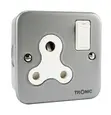 TRONIC Metal Clad Single Switched Socket - 13A - 3