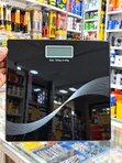 Digital Weight Scale - Black Toughened Glass, 180kg - 1