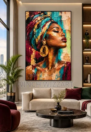 Crown of Colors Textured Portrait