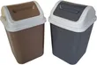 10 Litre Plastic Dustbins with Swing Lids - 2