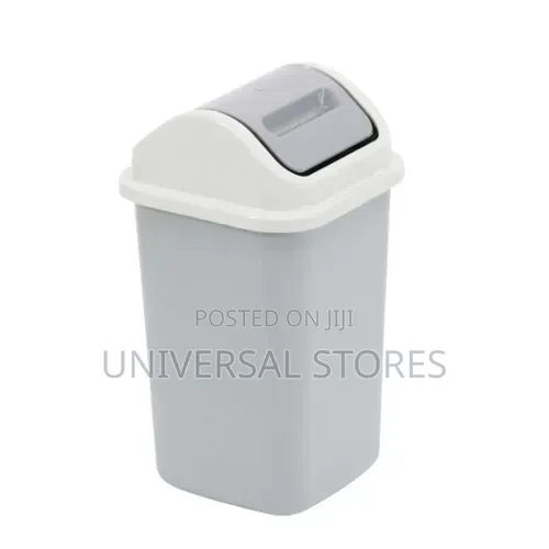 50 Litre Plastic Swing-Top Dustbin - 1