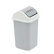 50 Litre Plastic Swing-Top Dustbin - 1