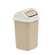 50 Litre Plastic Swing-Top Dustbin - 2