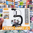 AY-49U U-Shaped Handheld Video Stabilizer Kit with Stereo Mic - 2