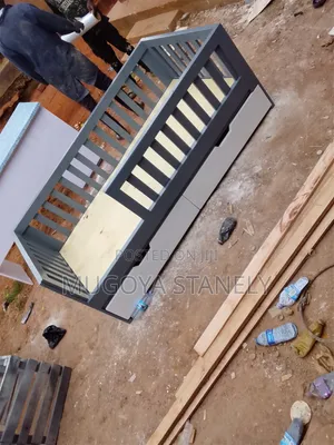 Gray Bed Frame - Strong & Durable