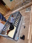 Gray Bed Frame - Strong & Durable - 2