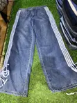 Ladies High Waist Skinny Fit Jeans - Sizes 28-40 - Blue & Black - 1