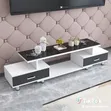 Wood-Mode White TV Stand with Drawers - 2
