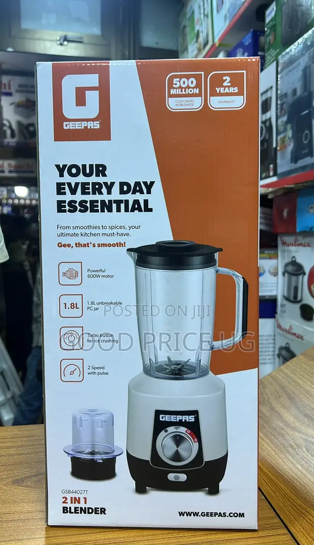 Geepas 2-in-1 Blender GSB44027T - 1