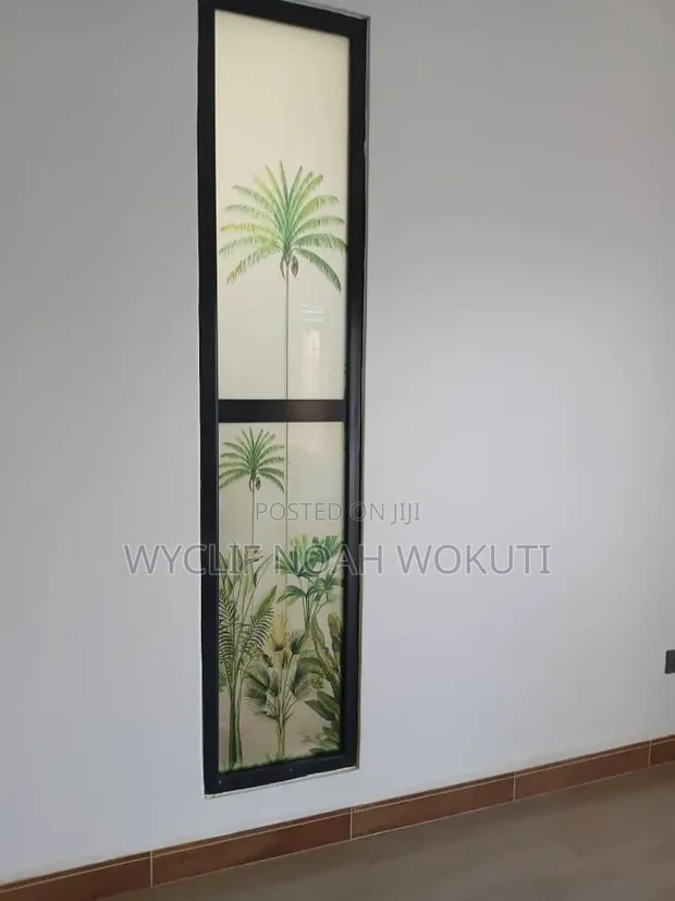Brand New Glass Wallpaper in Frame - 1