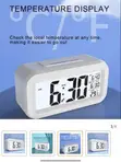 Intelligent Digital LCD Display Alarm Clock - 2
