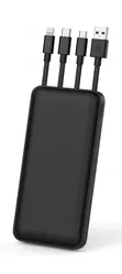 10000mAh Power Bank with 4 Built-in Cables - Fast Charge - 2