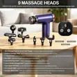 Massage Gun with Heat & Cold, 9 Heads - 3