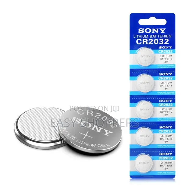 5pcs Sony CR2032 Lithium Button Batteries - 1