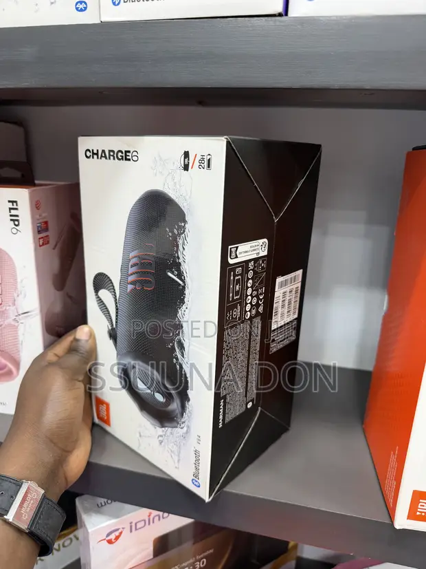 JBL Charge 6 Bluetooth Speaker - Black - 1