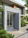 Brand New Contemporary Pivot Front Entry Doors - 1