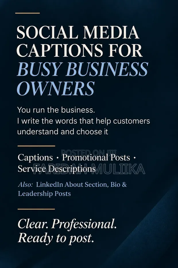 Business Content Writing Services - 1