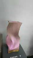 Modern Sculpted Wave Table Lamp - 2