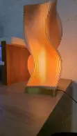 Modern Sculpted Wave Table Lamp - 4