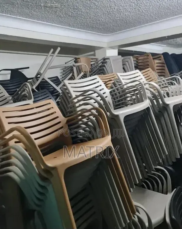 Outdoor Plastic Chairs - Brand New - 1