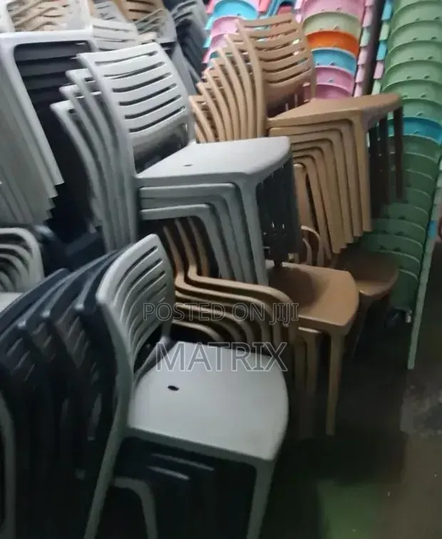 Indoor/Outdoor Plastic Chairs (Brand New) - 1