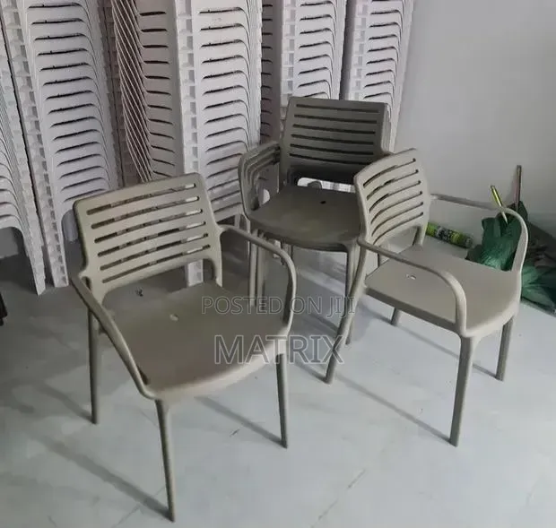 Mosaic Plastic Chairs - Brand New - 1