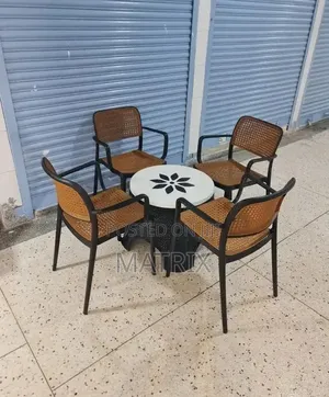 Classic Plastic Table and Chairs Set