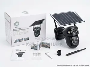 V380 4G SIM Solar Wireless Outdoor PTZ Security Camera