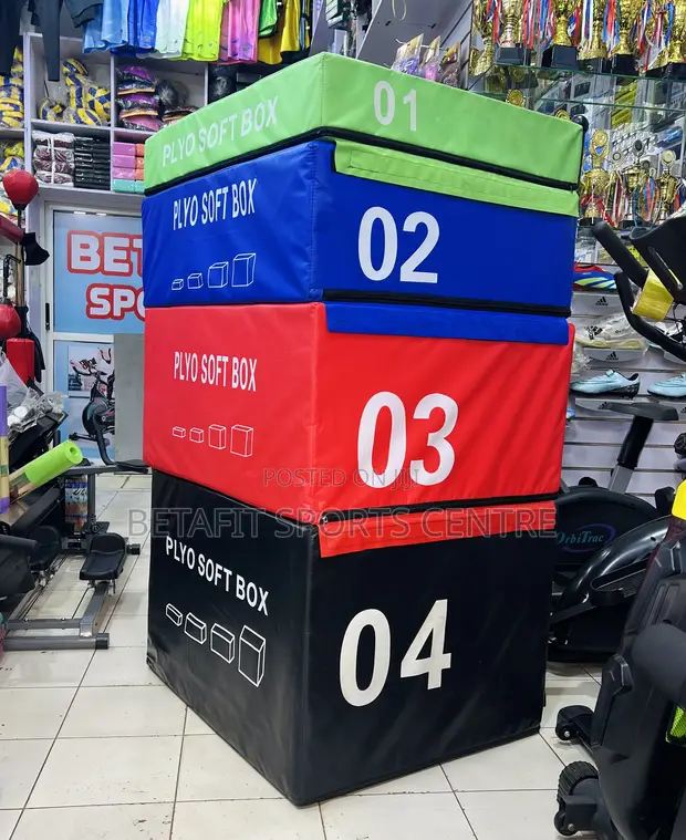 Brand New Soft Foam Jump Box Set (4 Pieces) - 1