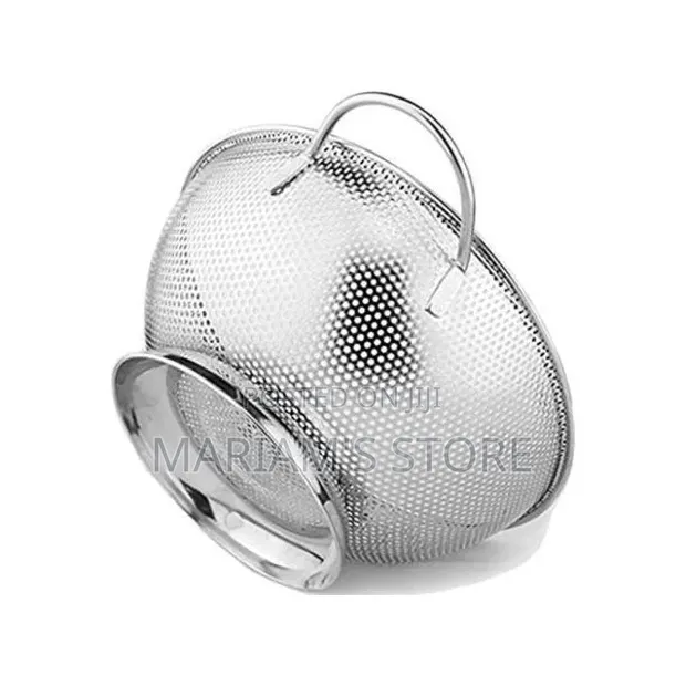 Stainless Steel Kitchen Strainer & Basin Set - 1
