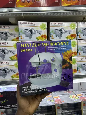 Mini Sewing Machine with Double Threads & Speed Control