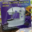 Mini Sewing Machine with Double Threads & Speed Control - 2