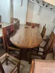 Solid Teak 6-Seater Dining Set - 2