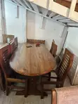 Solid Teak 6-Seater Dining Set - 3