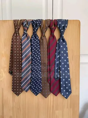 Premium Neck Ties with Pocket Square & Cuff Buttons