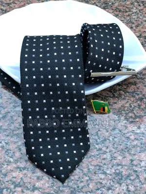 100% Silk Neckties with Tie Clip & Lapel Pin