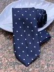 100% Silk Neckties with Tie Clip & Lapel Pin - 3