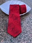 100% Silk Neckties with Tie Clip & Lapel Pin - 4
