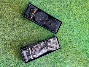 3-in-1 Set: Necktie, Cufflinks & Pocket Square