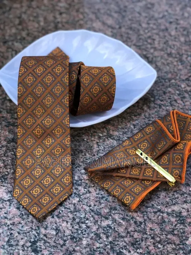 Golden Spring Tie Clips - 1