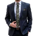 DiBanGu 4-in-1 Paisley Necktie Combo Set - 1